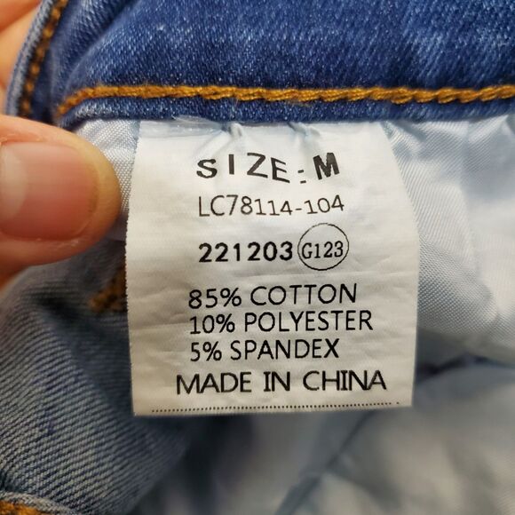 Jeans Jeans Ripped Denim Shorts Size Medium - Picture 4 of 6